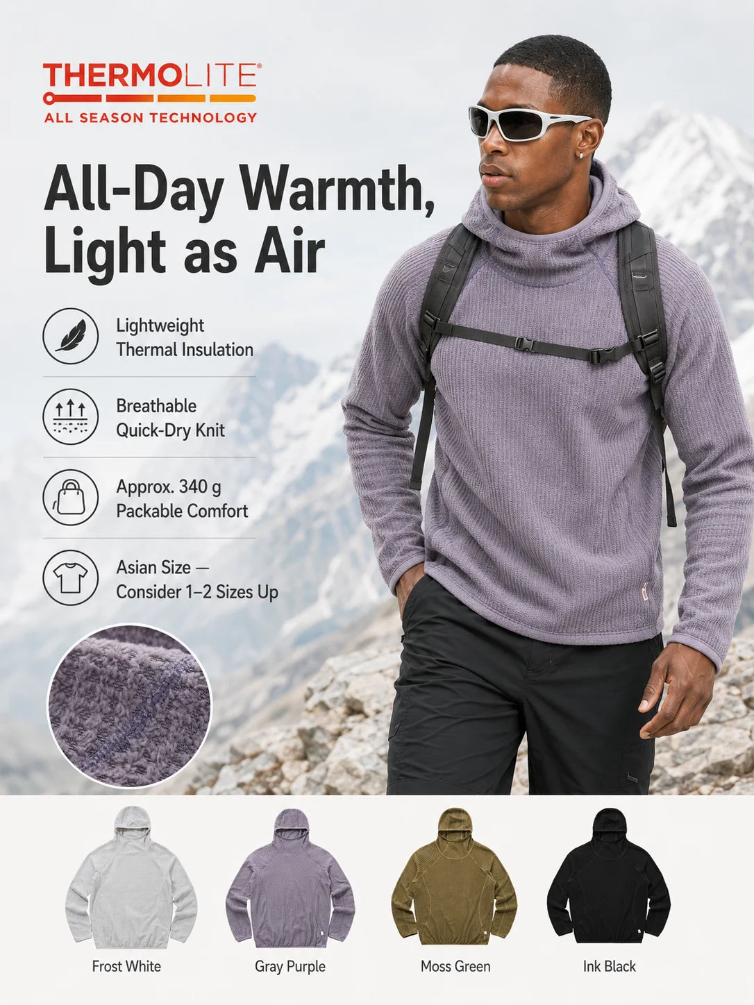 Everyday Warmth Knit Pullover Hoodie