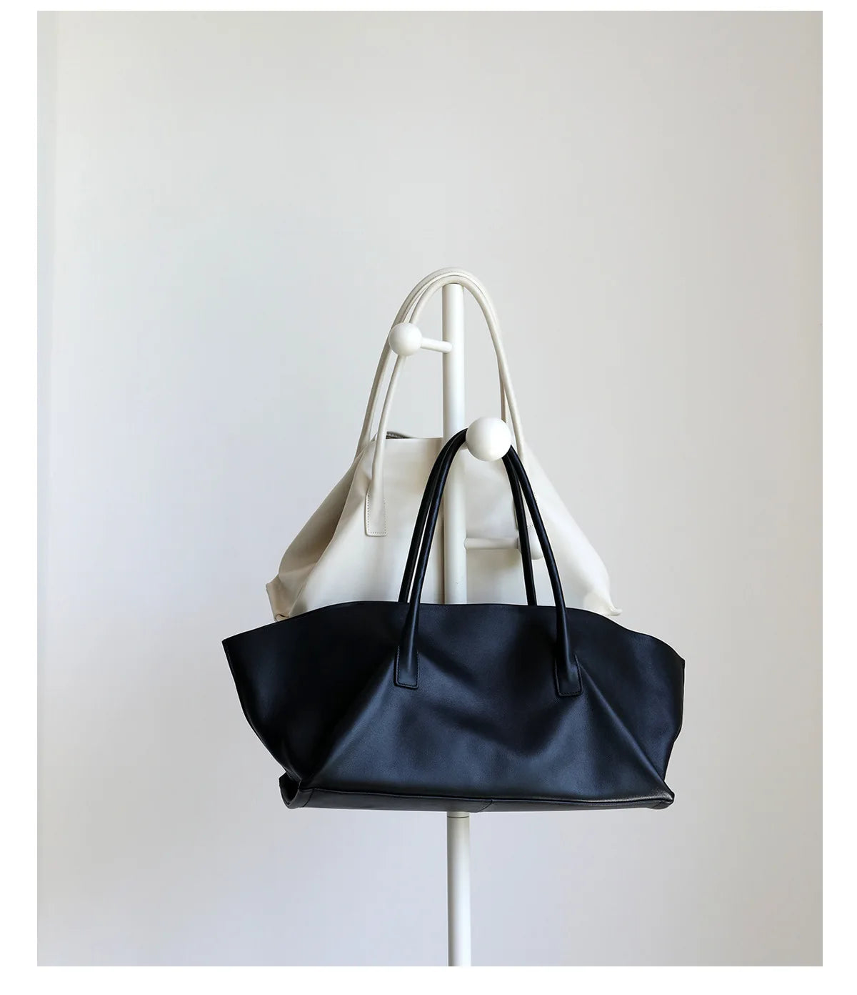 Motingsome Luxury Niche First-layer Cowhide Tote Bag Woman Large Capacity Shoulder Underarm Bag Casual Tote Big Handbag 2025 New