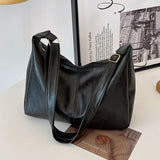 Vintage PU Leather Large Capacity Tote