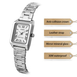 Casio Women’s Luxury Tonneau Silver Stainless Steel Watch - LTP-V007D