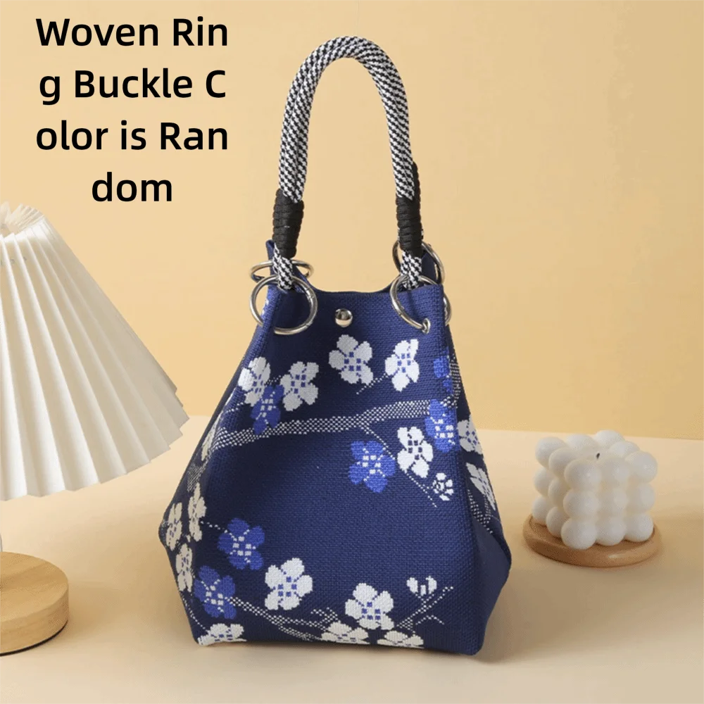 Women's Cartoon Knitted Bucket Bag