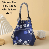 Women's Cartoon Knitted Bucket Bag