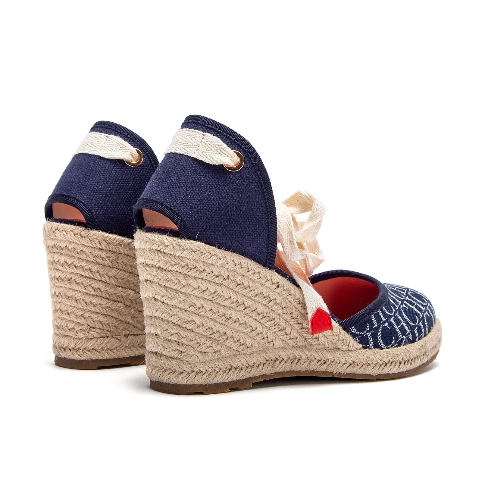 Women's Espadrille Wedge Sandals – Ankle Strap Lace-Up