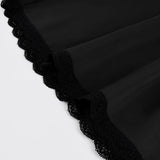 Elegant High-Waist Satin Mini Skirt