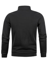 Men’s Quarter-Zip Turtleneck Pullover