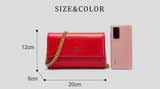Luxury Letter Print Sequin Crossbody Bag