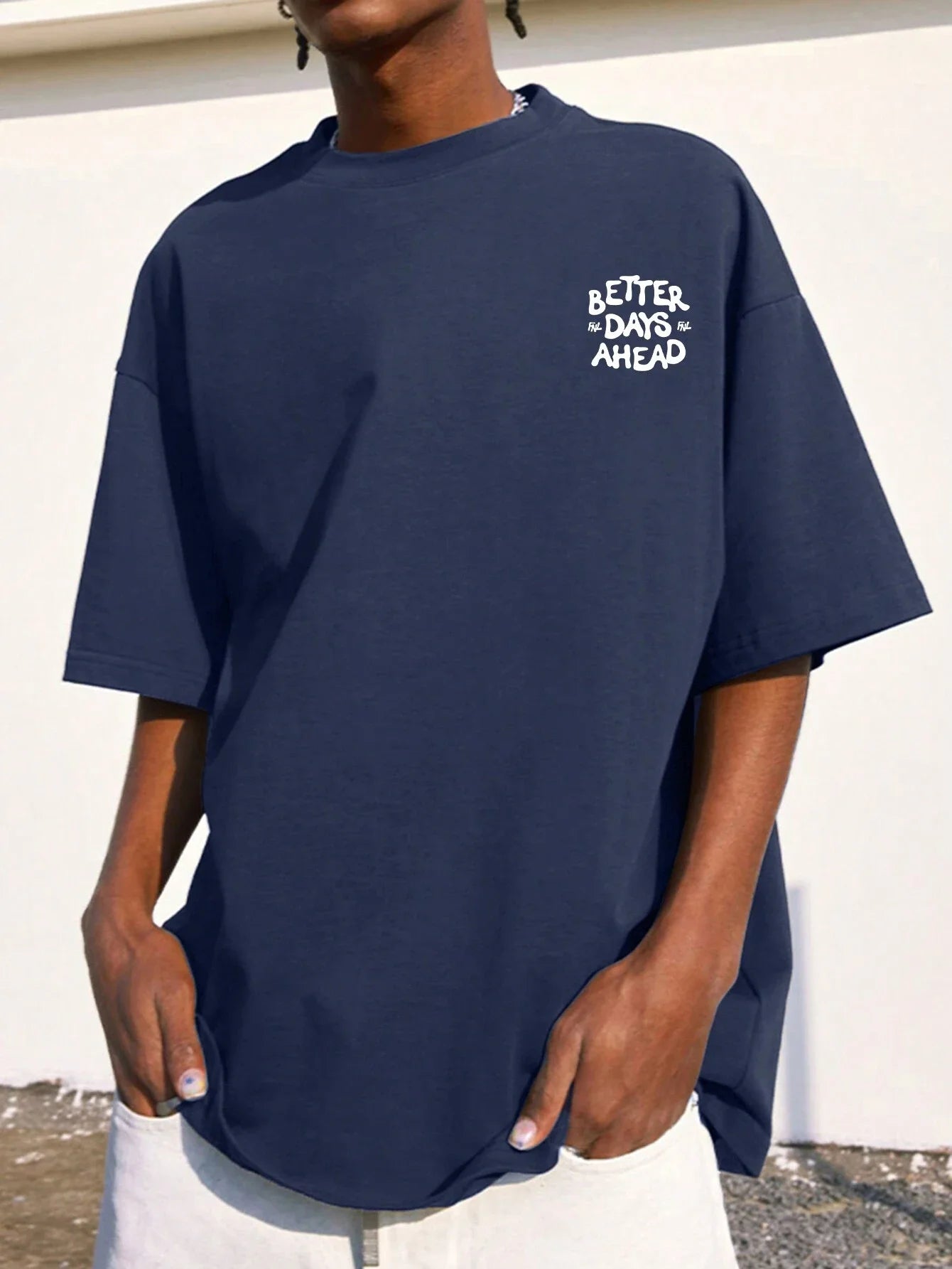 "Better Days Ahead" Oversized Graphic Tee