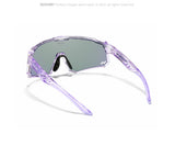 KDEAM High-End Sports Sunglasses Polarized Men's Cycling Glasses Dismountable TR90 Frame And Nose Pads Easy To Exchange