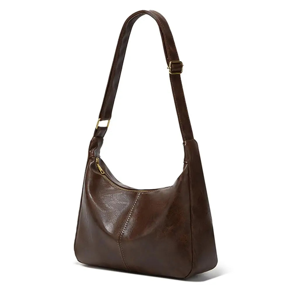 Hobo Shoulder Bags for Women Soft Vegan Leather Shoulder Handbag Versatile Large Capacity Tote Underarm Shoulder Bag Purses ﻿