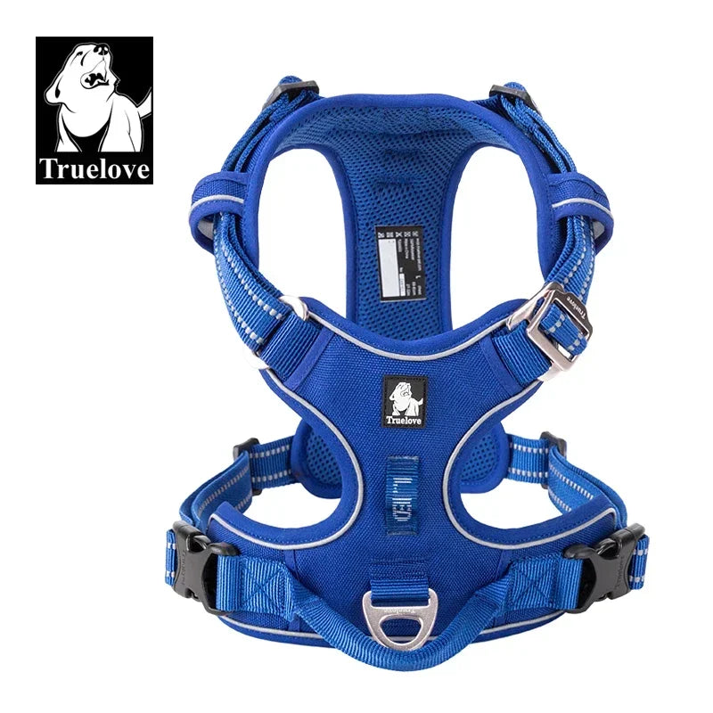 Truelove Dog Harness – Camo Reflective Nylon, All Breeds