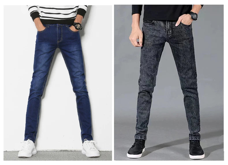 Men's Slim Fit Skinny Stretch Denim Jeans