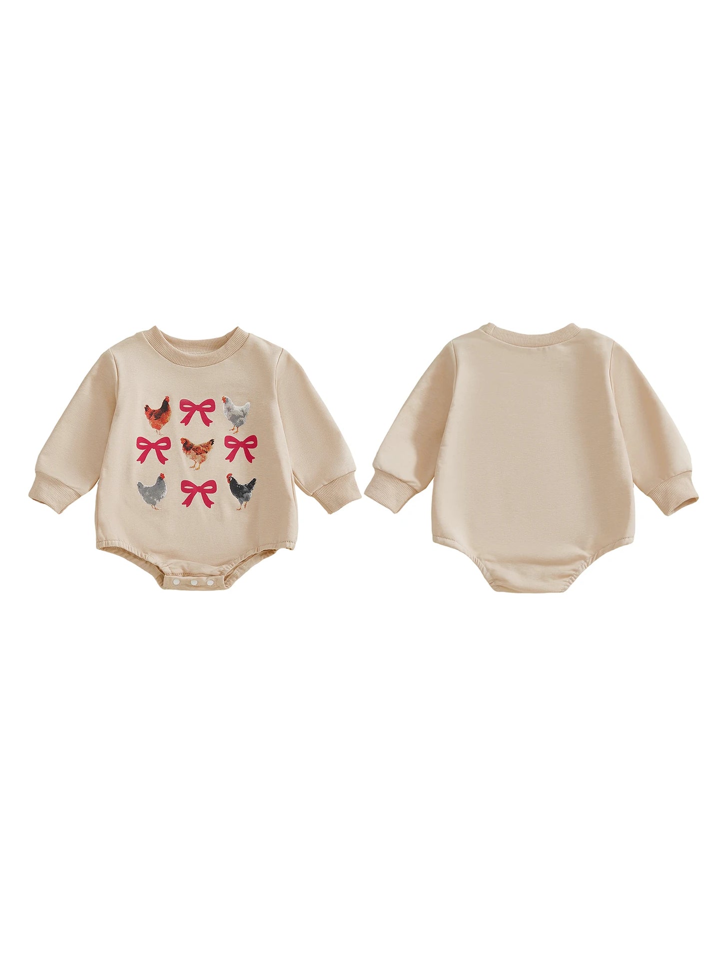 Cozy Animal Print Infant Winter Jumpsuit