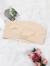 Women's Seamless Strapless Front-Button Wire-Free Bra