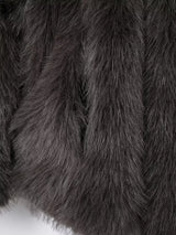 Elegant Faux Fur Oversized Coat