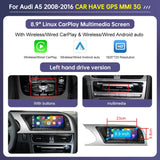 Road Top 8.8"/12.3" Touch Screen for Audi A5 2008–2016