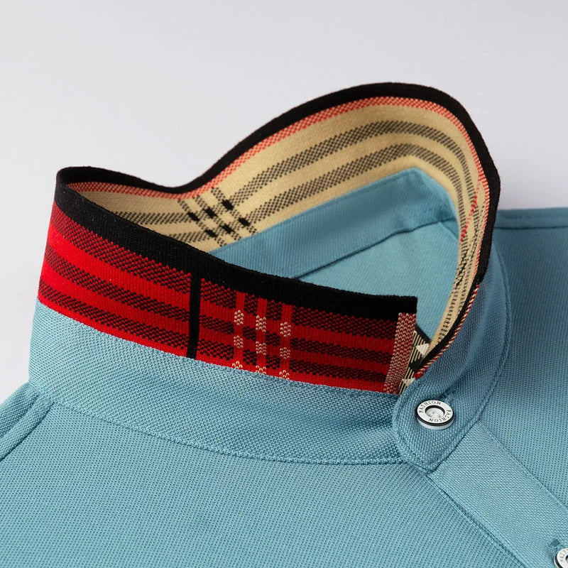 Men's Embroidered Polo Shirt – Breathable Summer Style