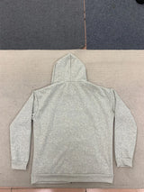 Men’s Grey Leopard Print Zip-Up Hoodie