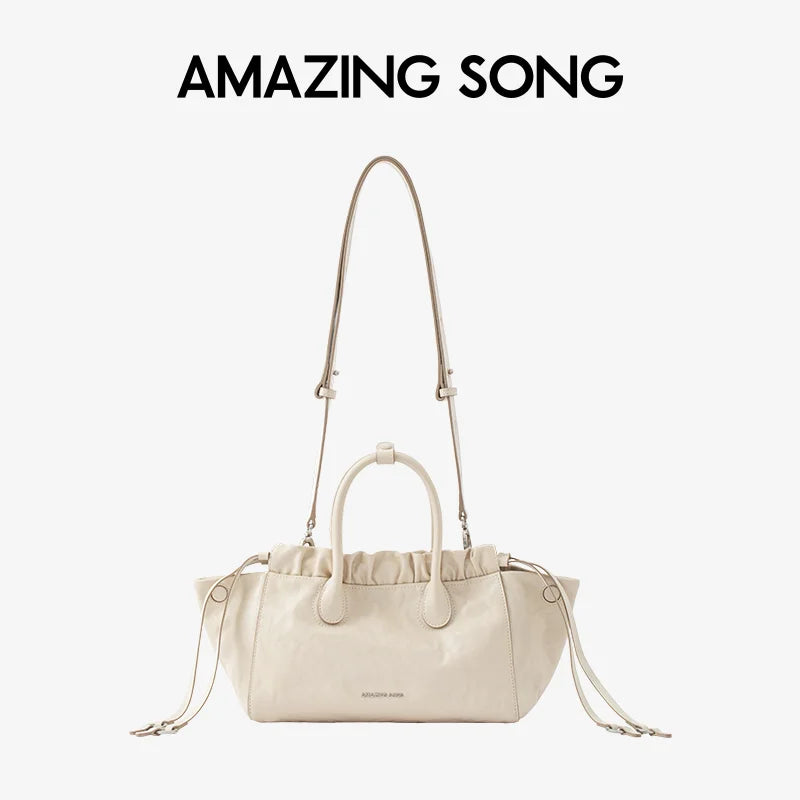 Amazing Song Cloud Hobo Bag – Genuine Leather Crossbody