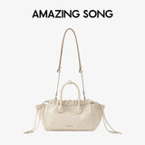 Amazing Song Cloud Hobo Bag – Genuine Leather Crossbody