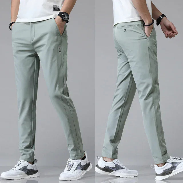 Men's Lightweight Stretch Slim-Fit Pants