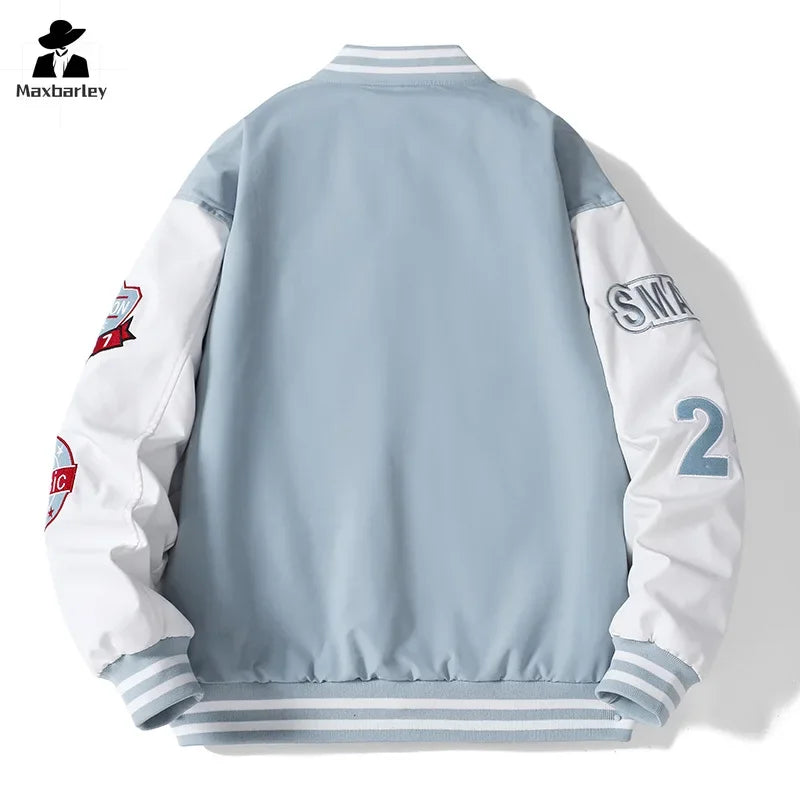 Retro Campus Letterman Jacket