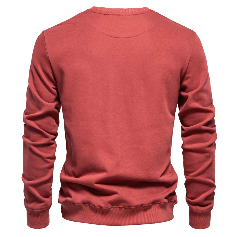 Men’s Cotton-Blend Crew Neck Sweatshirt
