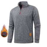 Men’s Fleece Half-Zip Turtleneck Sweatshirt