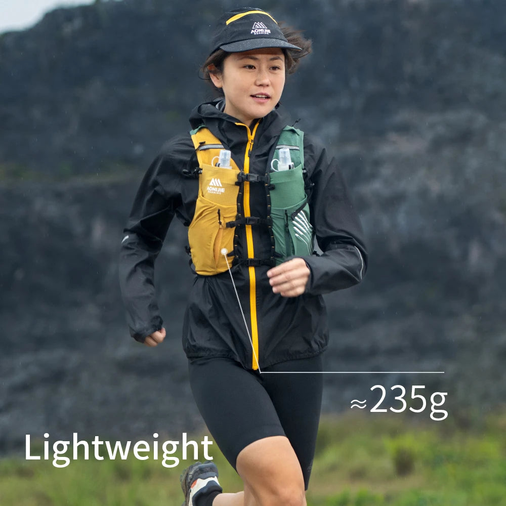AONIJIE C9116-10L Hydration Pack Backpack High Capacity Marathoner Running Race Hydration Vest Lightweight for Men and Women