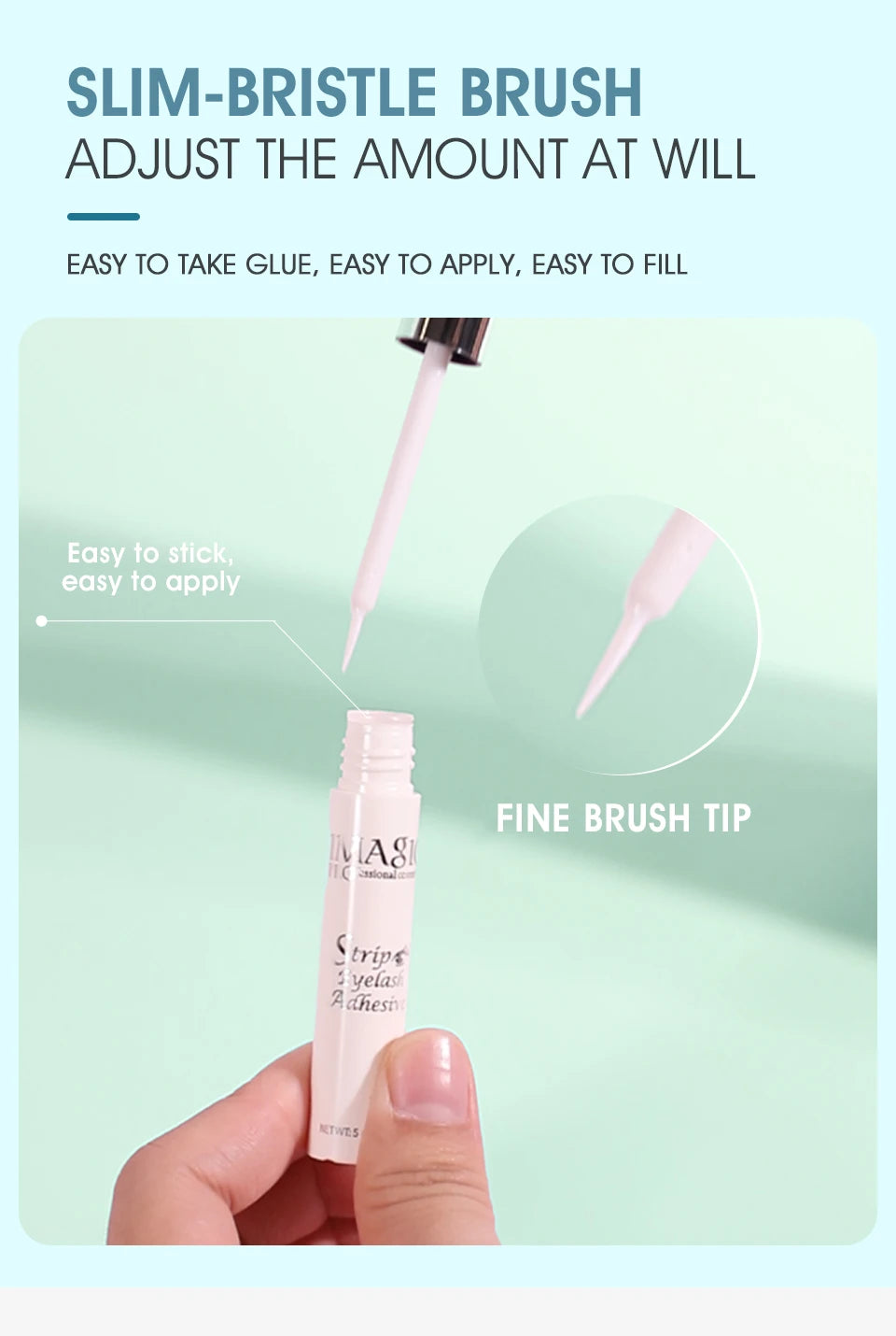 5ml Professional Eyelash Extension Glue – Fast Dry, Waterproof & Clear