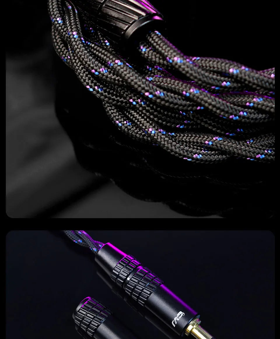 CVJ Vivian In-Ear Earphones 10mm Dynamic Driver HiFi IEM with Mic Cable for Music And Gaming