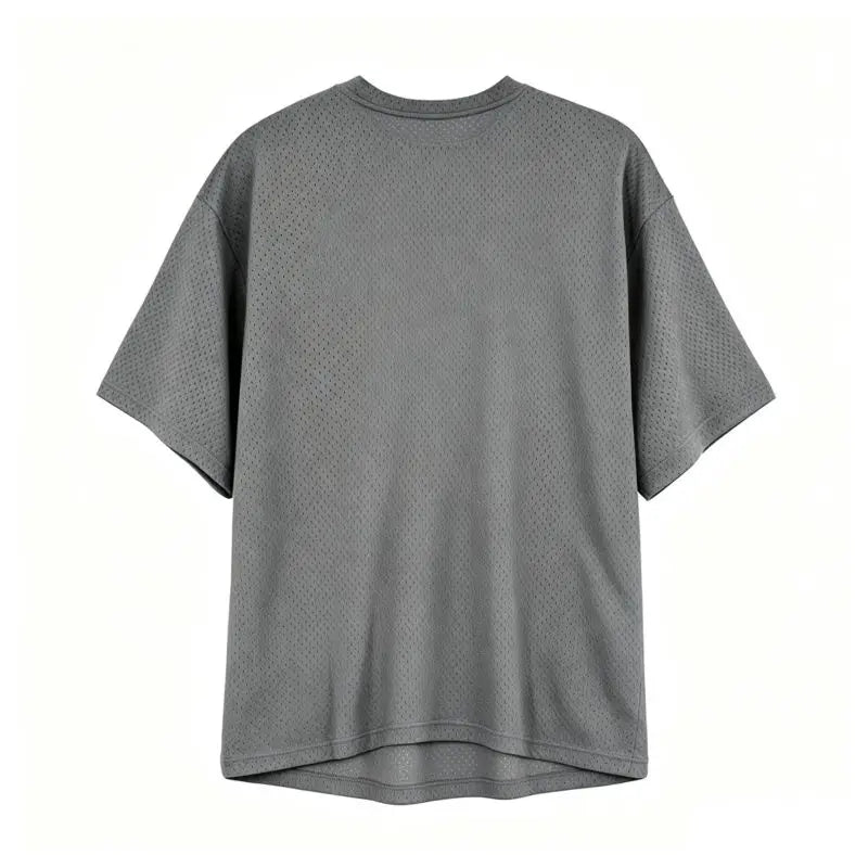 Men's Oversized Mesh Sport Tee – Breathable & Quick Dry