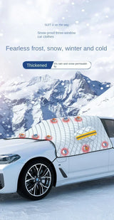Universal Half Car Cover – Snow, Frost & Sun Shield