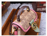 Carriage Emblem Crossbody Box Bag