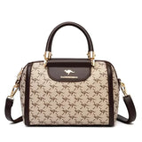 Luxury Handbag Fashion Print Large Capacity Soft Leather Women Shoulder Crossbody Bag Leisure Designer Ladies Purses and Handbag