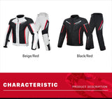 HEROBIKER Waterproof Motorcycle Jacket Man Racing Jacket Wearable Motorcycle Pants Moto Clothing With EVA Protection