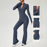 High-Performance Long Sleeve Yoga Jumpsuit