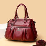Three Layers Luxury Casual Tote Women Bag Top Quality Pu Leather Ladies Hand Bags for Women Big Shoulder Crossbody Bags Sac New