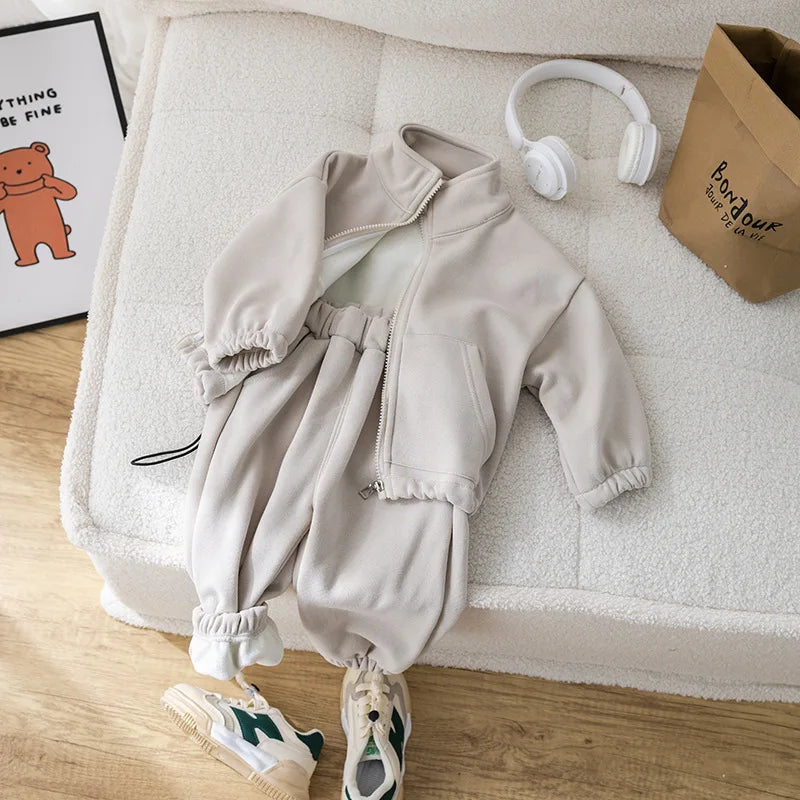 Kids' Winter Fleece 2-Piece Sport Suit