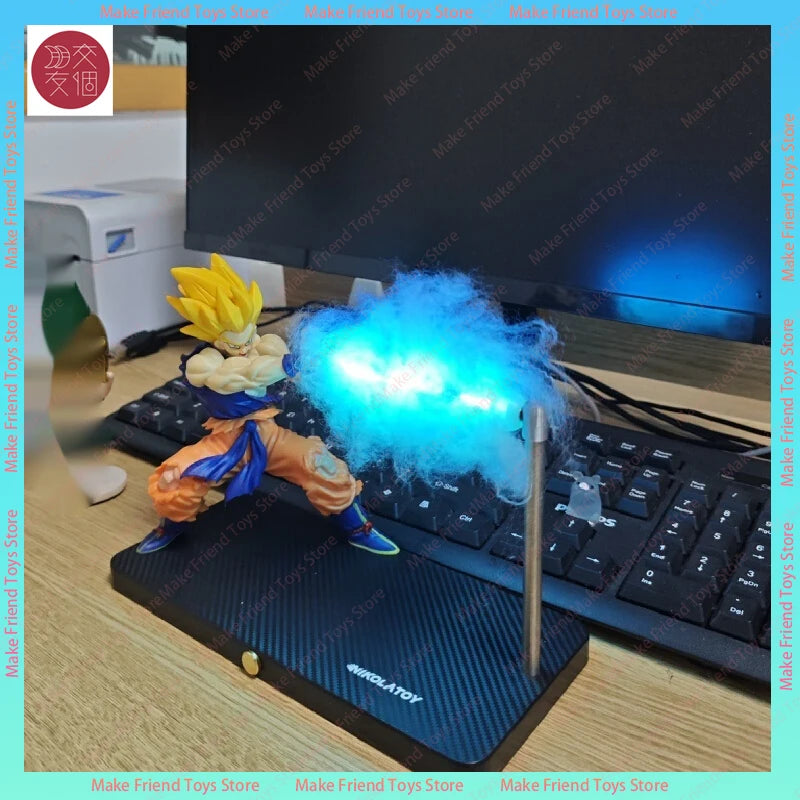 Rechargeable Dragon Ball Gogeta Lamp Gogeta Ligh Son Goku Light Lamp Magnet Light Model Kakarotto Kamehameha Wave Vegetmagnetic 