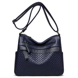 Fashion Women's Brand Trendy Shoulder Bag Leather Crossbody Bag High Quality Women Tote Bags 2024 Large Capacity Female Handbags