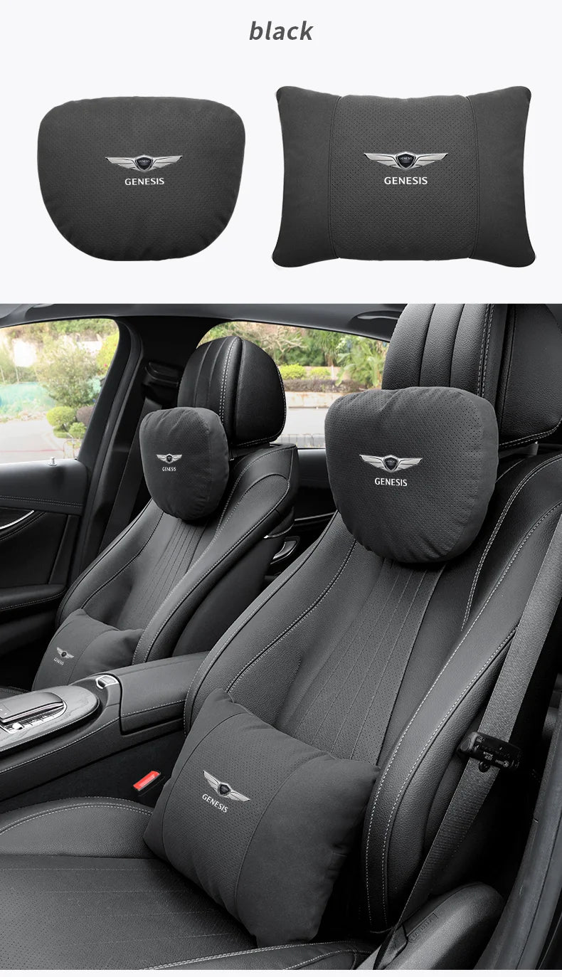 Hyundai Genesis Neck Pillow & Lumbar Cushion Set