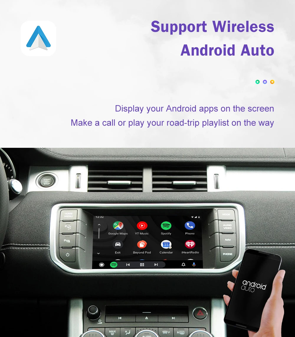 Wireless CarPlay & Android Auto for Land Rover & Jaguar