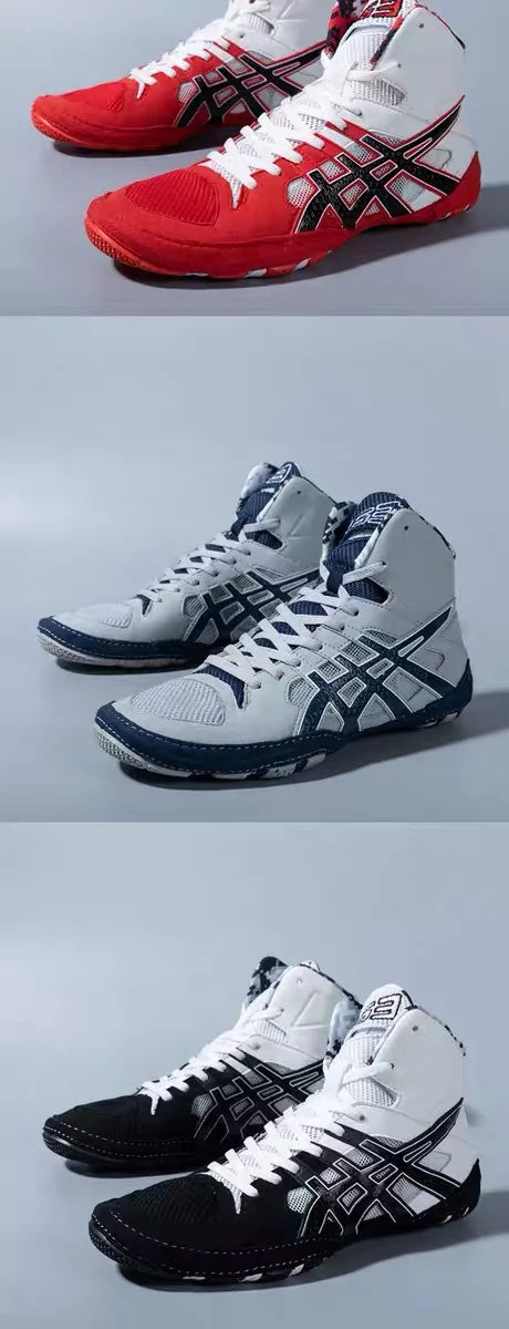 Men Wrestling Shoes Comfortable Male Wrestling Footwears Non Slip Boxing Shoes Lightweight