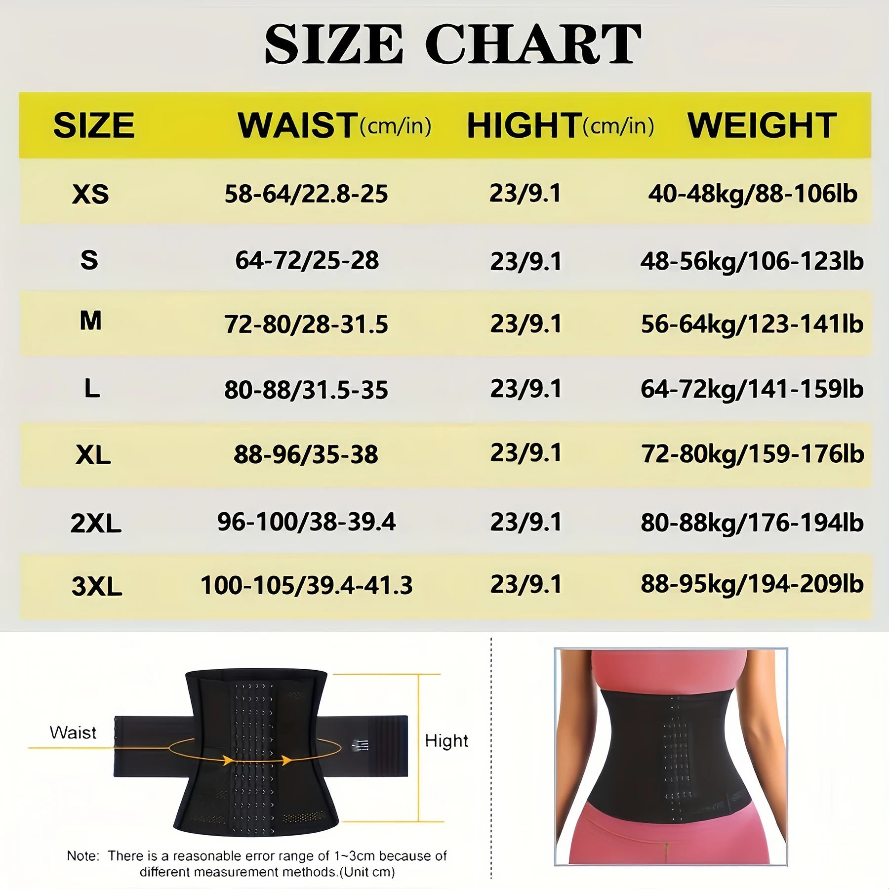 Women's Underbust Waist Trainer – Firm Control Sport Girdle & Hourglass Body Shaper