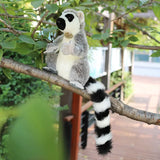 28cm Wild Lemur Plush Toy – Lifelike Stuffed Animal