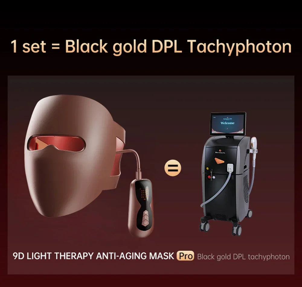320 LED Beads Facial Photon Beauty Mask 4D Silicone Red Light Photon Skin Rejuvenation Anti Wrinkle Anti Acne Facial Beauty care
