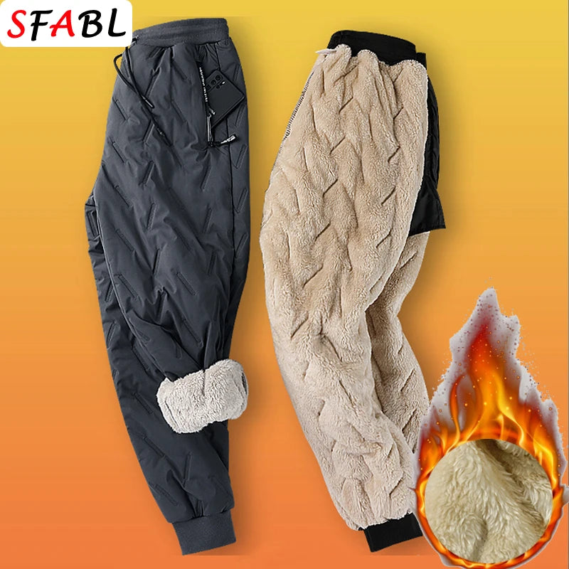 Men's Fleece-Lined Winter Joggers