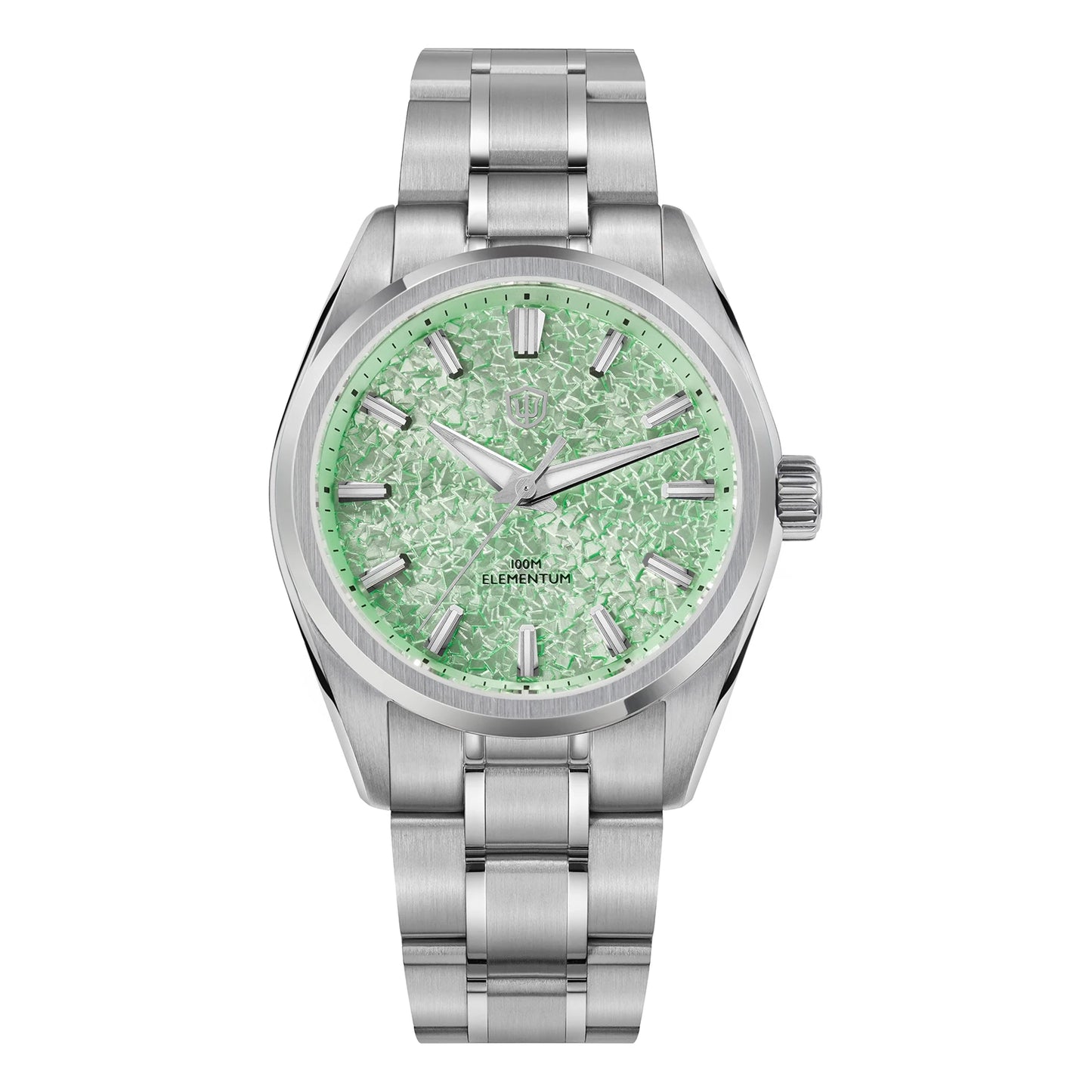 Watchdives WD0003C 38mm Men Watch VH31 Sweep Seconds Quartz Movement Sapphire Ice Crack Dial Luminous 10Bar Waterproof Watches