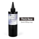 Venalisa Long Wear Tempered Top Coat Reinforce Gel Refill Package Soak Off UVLED Nail Gel Polish Big Volume 225g/30ml Base Gel