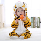 Adorable Animal Cartoon Baby Winter Rompers